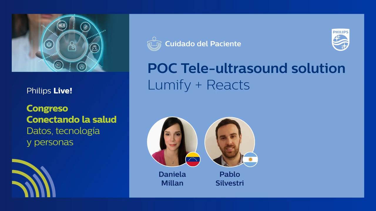 POC Tele-ultrasound: Soluci&oacute;n Lumify + Reacts