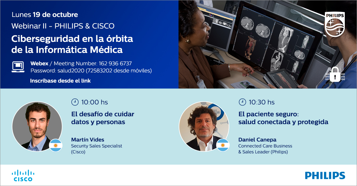 Ciberseguridad en la &oacute;rbita de la Inform&aacute;tica M&eacute;dica