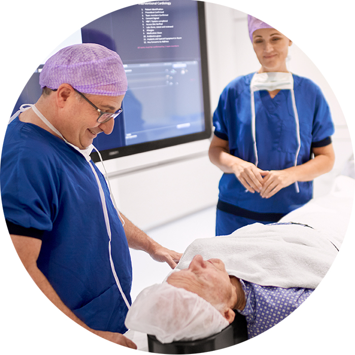 Paciente de cardiolog&iacute;a tratado por cardiopat&iacute;a estructural