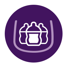 Icono de Dise&ntilde;o que ahorra espacio de Esterilizador Philips Avent