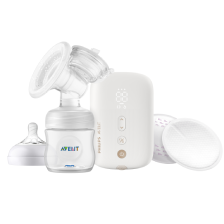 Extractor de leche el&eacute;ctrico doble Comfort y tetinas Philips Avent