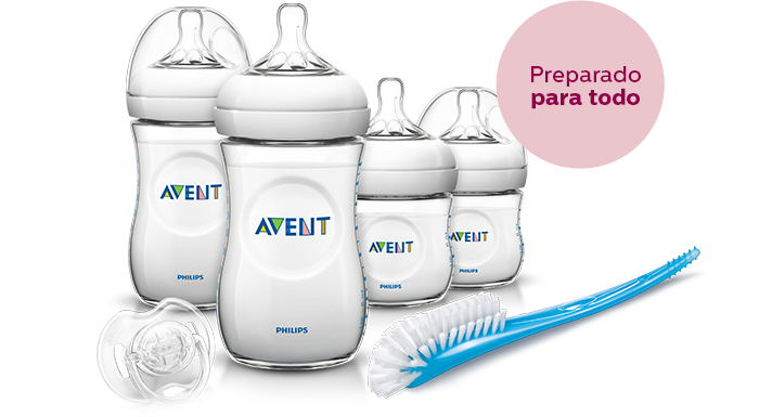 Sets b&aacute;sicos para alimentaci&oacute;n con mamadera Philips Avent