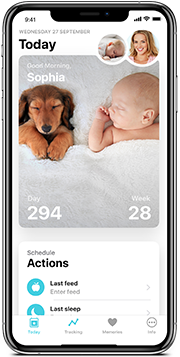 Aplicaci&oacute;n Beb&eacute;+ de Philips